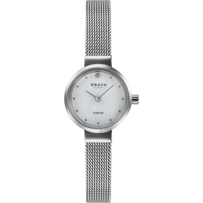 Zegarek Damski Obaku Denmark V313lxcwmc Srebrny Zegarek Damski Obaku Denmark V313lxcwmc Srebrny