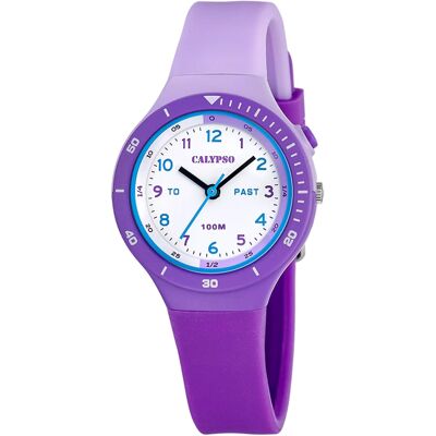 Zegarek Dla Dzieci Calypso K5882-2 Fioletowy Zegarek Dla Dzieci Calypso K5882-2 Fioletowy