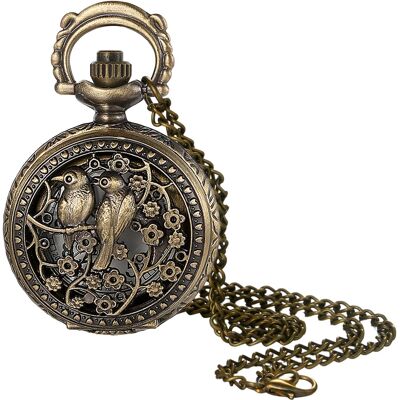Inny producent Zegarek Kieszonkowy Damski Wisior Kwartz Vintage Naszyjnik Okrągły Metal Inny producent Zegarek Kieszonkowy Damski Wisior Kwartz Vintage Naszyjnik Okrągły Metal