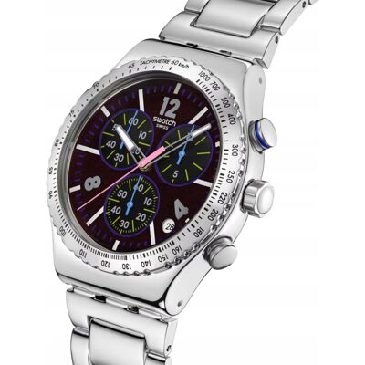 Zegarek Swatch Purple Glow Srebrny Yvs533g Unisex Nowy Zegarek Swatch Purple Glow Srebrny Yvs533g Unisex Nowy