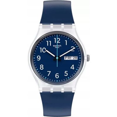Zegarek Swatch Rinse Repeat Navy Granatowy Ge725 Unisex Nowy Zegarek Swatch Rinse Repeat Navy Granatowy Ge725 Unisex Nowy