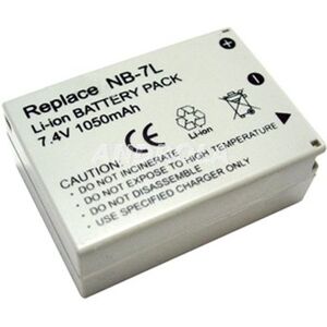 Bateria Canon NB-7L PowerShot G10 1050mAh Bateria Canon NB-7L PowerShot G10 1050mAh