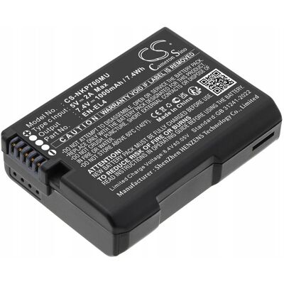 Cameron Sino Akumulator Bateria typ EN-EL4 a e - Nikon D2 H Hs X Xs D3 S X F6 PORT USB-C Cameron Sino Akumulator Bateria typ EN-EL4 a e - Nikon D2 H Hs X Xs D3 S X F6 PORT USB-C
