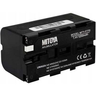 Inny producent Akumulator Npf Do Lamp Led Mitoya Np-F770 5200 Mah Inny producent Akumulator Npf Do Lamp Led Mitoya Np-F770 5200 Mah