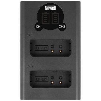 Inny producent Ładowarka Newell DL-USB-C do Canon LP-E10 podwójna Inny producent Ładowarka Newell DL-USB-C do Canon LP-E10 podwójna