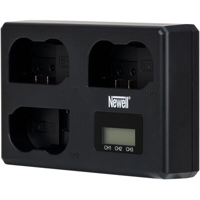 Ładowarka trójkanałowa Newell TT-USB-C do akumulatorów EN-EL15 do Nikon Ładowarka trójkanałowa Newell TT-USB-C do akumulatorów EN-EL15 do Nikon