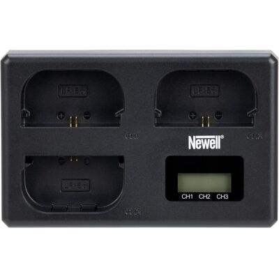 Ładowarka trójkanałowa Newell TT-USB-C do akumulatorów LP-E6 do Canon Ładowarka trójkanałowa Newell TT-USB-C do akumulatorów LP-E6 do Canon