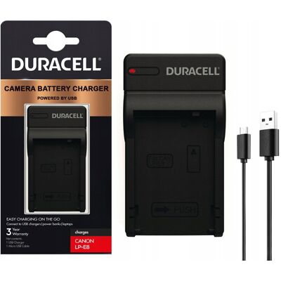 Ładowarka Usb 5v Duracell Do Canon Lp-e8 Eos 550d / 600d / 700d Ładowarka Usb 5v Duracell Do Canon Lp-e8 Eos 550d / 600d / 700d