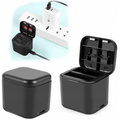 Microsoft Ładowarka Usb Na 2x Akumulator Bateria Do Insta360 Insta 360 Ace Pro / Ace / Pu968b Microsoft Ładowarka Usb Na 2x Akumulator Bateria Do Insta360 Insta 360 Ace Pro / Ace / Pu968b