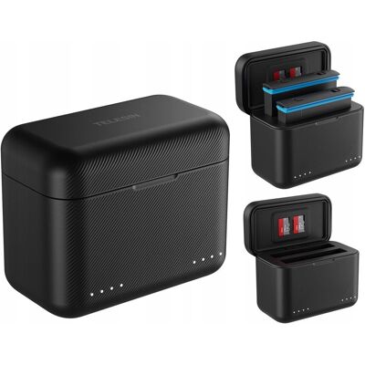 Ładowarka Usb Na 2x Akumulator Bateria Do Insta360 X5 Insta 360 X 5 Telesin / S0-bcg-42-tis Ładowarka Usb Na 2x Akumulator Bateria Do Insta360 X5 Insta 360 X 5 Telesin / S0-bcg-42-tis