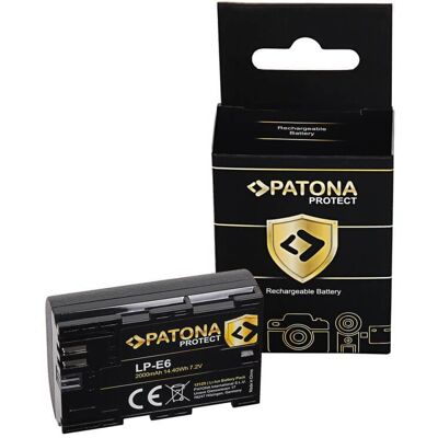 Bateria Patona Canon LP-E6 - Odporna na ciepło, 2000mAh, do EOS DSLR Bateria Patona Canon LP-E6 - Odporna na ciepło, 2000mAh, do EOS DSLR