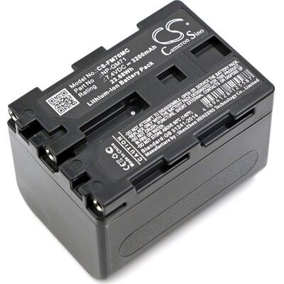 Sony CCD-TRV108 / NP-FM70 3200mAh 23.68Wh Li-Ion 7.4V (Cameron Sino) Sony CCD-TRV108 / NP-FM70 3200mAh 23.68Wh Li-Ion 7.4V (Cameron Sino)