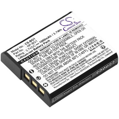Sony NP-BG1 1000mAh 3.70Wh Li-Ion 3.7V (Cameron Sino) Sony NP-BG1 1000mAh 3.70Wh Li-Ion 3.7V (Cameron Sino)