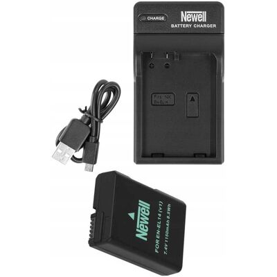 Zestaw Ładowarka Dc-Usb +Akumulator Newell En-El14 Zestaw Ładowarka Dc-Usb +Akumulator Newell En-El14