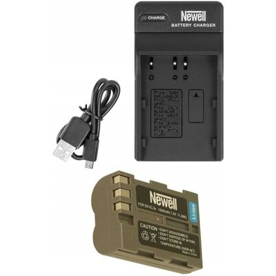 ZESTAW ŁADOWARKA DC-USB +AKUMULATOR NEWELL EN-EL3E ZESTAW ŁADOWARKA DC-USB +AKUMULATOR NEWELL EN-EL3E