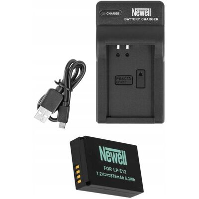 Zestaw Ładowarka Dc-Usb +Akumulator Newell Lp-E12 Zestaw Ładowarka Dc-Usb +Akumulator Newell Lp-E12