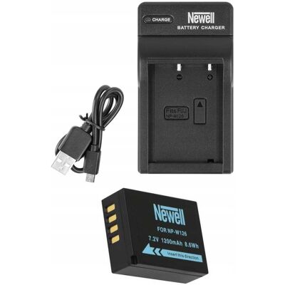 Zestaw Ładowarka Dc-Usb +Akumulator Newell Np-W126 Zestaw Ładowarka Dc-Usb +Akumulator Newell Np-W126