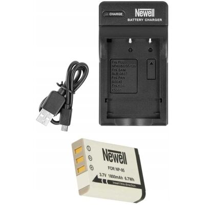 Zestaw Ładowarka Usb +Akumulator Newell Fuji Np-95 Zestaw Ładowarka Usb +Akumulator Newell Fuji Np-95