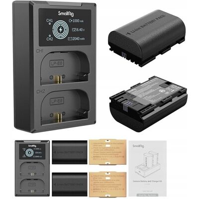 Inny producent Zestaw SmallRig 3821 2x akumulator Canon LP-E6NH + Ładowarka / CL-3821 Inny producent Zestaw SmallRig 3821 2x akumulator Canon LP-E6NH + Ładowarka / CL-3821