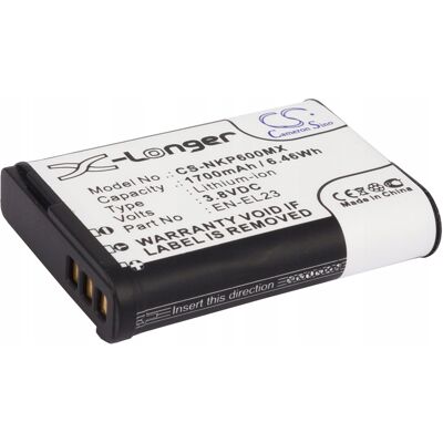 Inny producent Akumulator Bateria typu ENEL23 EN-EL23 do Nikon Inny producent Akumulator Bateria typu ENEL23 EN-EL23 do Nikon