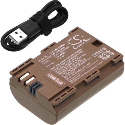 Canon 5d Mark Iii / Lp-E6 2400mah 17.28wh Li-Ion 7.2v Ze Złączem Usb-C (Cameron Sino) Canon 5d Mark Iii / Lp-E6 2400mah 17.28wh Li-Ion 7.2v Ze Złączem Usb-C (Cameron Sino)