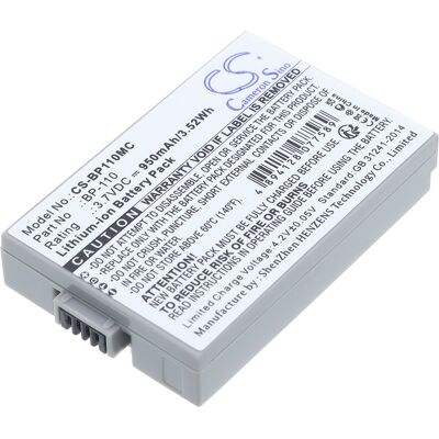 Canon Bp-110 950mah 3.52wh Li-Ion 3.7v (Cameron Sino) Canon Bp-110 950mah 3.52wh Li-Ion 3.7v (Cameron Sino)