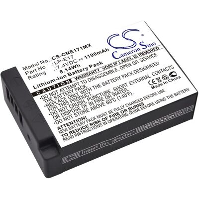 Canon Eos 200d / Lp-E17 1100mah 8.14wh Li-Ion 7.4v (Cameron Sino) Canon Eos 200d / Lp-E17 1100mah 8.14wh Li-Ion 7.4v (Cameron Sino)