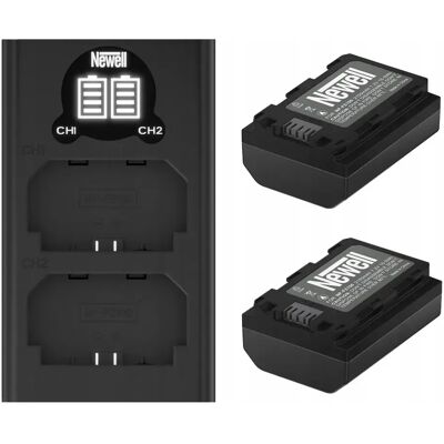 Ładowarka + 2x Akumulator Bateria Np-Fz100 Do Sony A7iii A7r Iv A9 A6600 Ładowarka + 2x Akumulator Bateria Np-Fz100 Do Sony A7iii A7r Iv A9 A6600