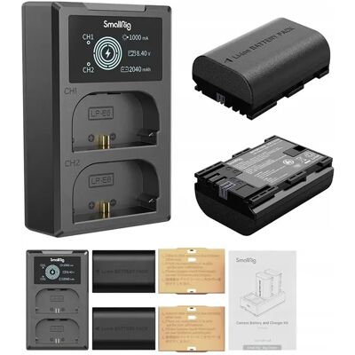 Inny producent Zestaw Smallrig 3821 2x Akumulator Canon Lp-E6nh + Ładowarka / Cl-3821 Inny producent Zestaw Smallrig 3821 2x Akumulator Canon Lp-E6nh + Ładowarka / Cl-3821