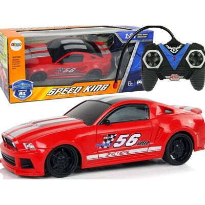 Lean Toys Auto Sportowe R/c 1:24 Wyścigi Czerwone + Pilot Zdalnego Sterowania Lean Toys Auto Sportowe R/c 1:24 Wyścigi Czerwone + Pilot Zdalnego Sterowania