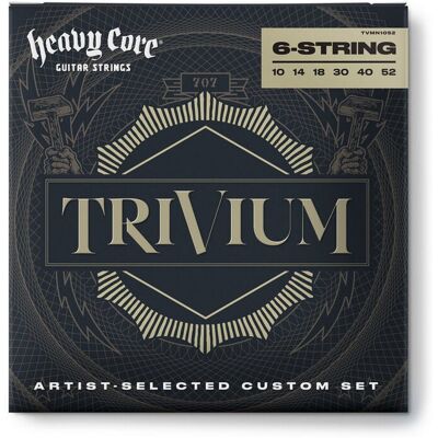 Struny Do Gitary Elektrycznej Dunlop Trivium 10-52 Struny Do Gitary Elektrycznej Dunlop Trivium 10-52