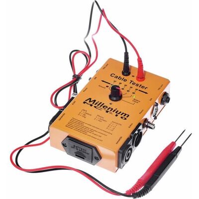 Tester Kabli Millenium Mct-10 Uniwersalny Xlr Jack Tester Kabli Millenium Mct-10 Uniwersalny Xlr Jack
