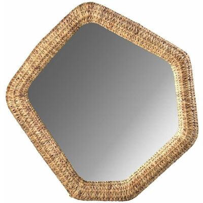 BELLDECO :: Boho Lustro XL 86x7x83cm asymetryczne trawa morska C29268 BELLDECO :: Boho Lustro XL 86x7x83cm asymetryczne trawa morska C29268