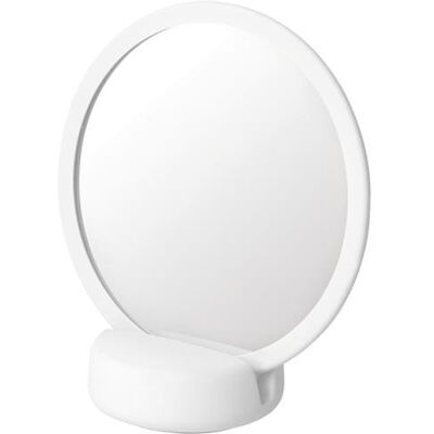 Blomus Sono 17cm Biały Lustro do Makijażu - Akcesoria Łazienkowe Blomus Sono 17cm Biały Lustro do Makijażu - Akcesoria Łazienkowe