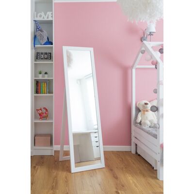 Profilmat Duże lustro stojące 160x50 cm rama BIAŁA PREMIUM Profilmat Duże lustro stojące 160x50 cm rama BIAŁA PREMIUM
