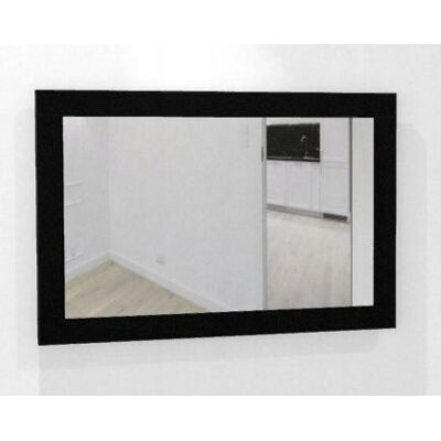 Fabryka Luster DUŻE Lustro w czarnej ramie MDF 60x90 rama 6cm Fabryka Luster DUŻE Lustro w czarnej ramie MDF 60x90 rama 6cm