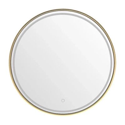 Zuma Line Ledowe lustro ścienne 60cm D2338-60 LED 36W CCT nad umywalkę IP44 złoty Zuma Line Ledowe lustro ścienne 60cm D2338-60 LED 36W CCT nad umywalkę IP44 złoty