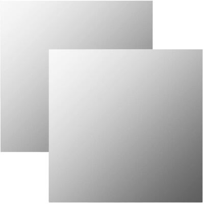 vidaXL Lustro ścienne 60x60cm Zestaw - Kwadratowe Szklane Dekoracje vidaXL Lustro ścienne 60x60cm Zestaw - Kwadratowe Szklane Dekoracje