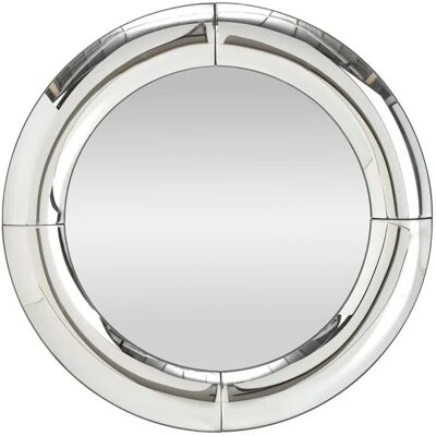 Halmar Lustro dekoracyjne MOON 80x80cm srebrne Halmar Lustro dekoracyjne MOON 80x80cm srebrne