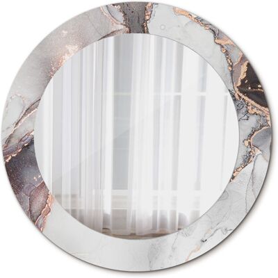 Tulup Lustro do Łazienki Glamour Abstrakcja marmur 60cm Tulup Lustro do Łazienki Glamour Abstrakcja marmur 60cm