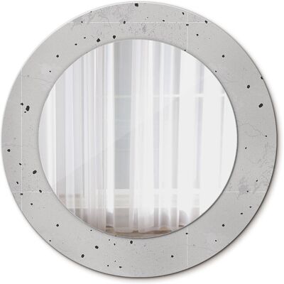 Tulup Lustro do Łazienki Glamour Tekstura betonowa 50cm Tulup Lustro do Łazienki Glamour Tekstura betonowa 50cm