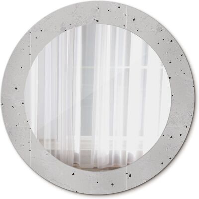 Tulup Lustro do Łazienki Glamour Tekstura betonowa 60cm Tulup Lustro do Łazienki Glamour Tekstura betonowa 60cm