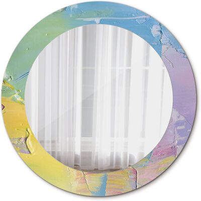 Tulup Lustro do Łazienki Tekstura farby olejnej 60cm Tulup Lustro do Łazienki Tekstura farby olejnej 60cm