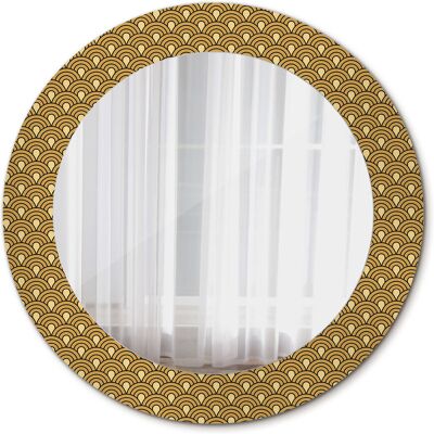 Tulup Lustro do Łazienki w Ramie Retro wzór 60cm Tulup Lustro do Łazienki w Ramie Retro wzór 60cm