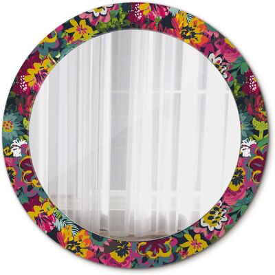 Tulup Lustro do Makijażu Malowane kwiaty 70cm Tulup Lustro do Makijażu Malowane kwiaty 70cm