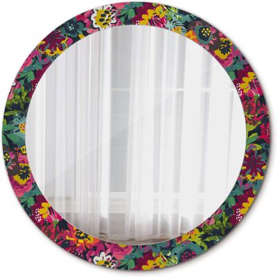 Tulup Lustro do Makijażu Malowane kwiaty 80cm Tulup Lustro do Makijażu Malowane kwiaty 80cm