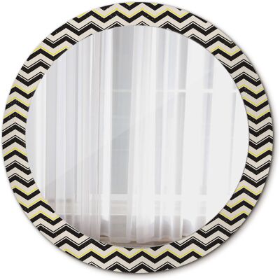 Tulup Lustro do Makijażu Wiszące Zygzakowaty wzór 80cm Tulup Lustro do Makijażu Wiszące Zygzakowaty wzór 80cm