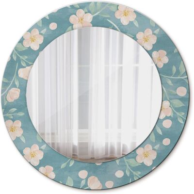 Tulup Lustro do Wizażu Ścienne Kwiatowy wzór 50cm Tulup Lustro do Wizażu Ścienne Kwiatowy wzór 50cm