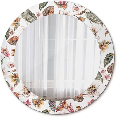 Tulup Lustro do Wizażu Ścienne Kwiaty vintage 60cm Tulup Lustro do Wizażu Ścienne Kwiaty vintage 60cm