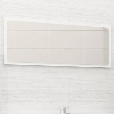 vidaXL Lustro łazienkowe, białe, 90x1,5x37 cm, płyta vidaXL Lustro łazienkowe, białe, 90x1,5x37 cm, płyta